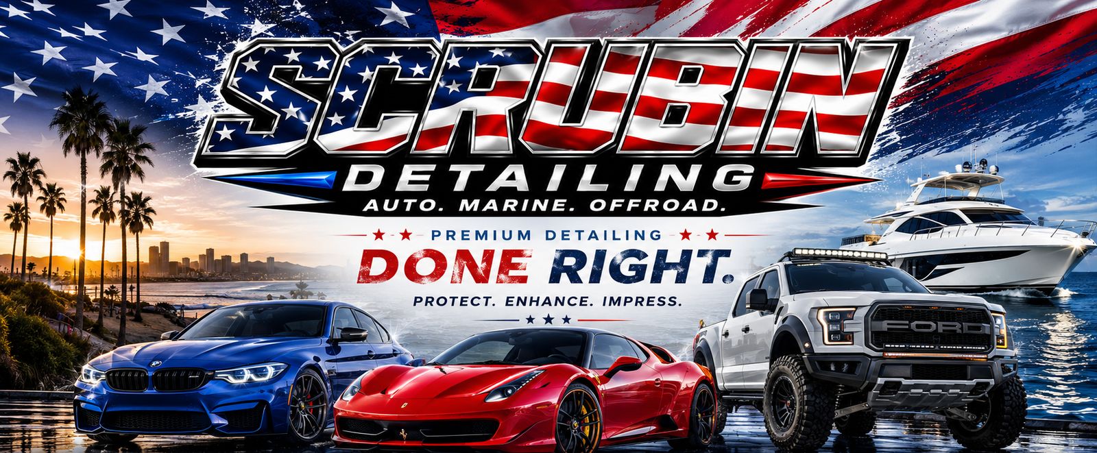 Scrubin Detailing — premium mobile auto, marine and offroad detailing in Temecula, Murrieta, Menifee and French Valley, California
